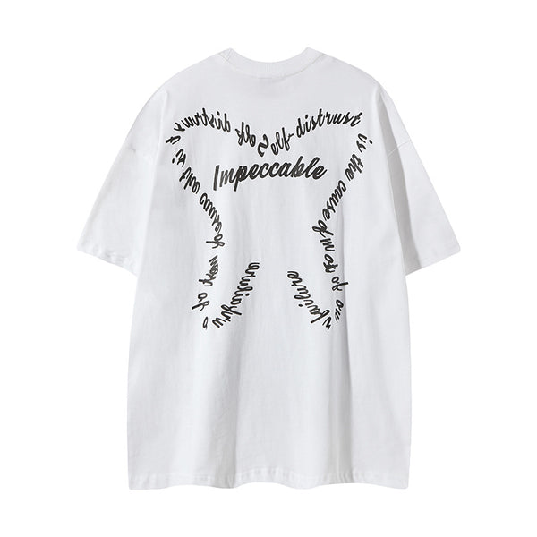 Camiseta Estampada con Flores de Rosa