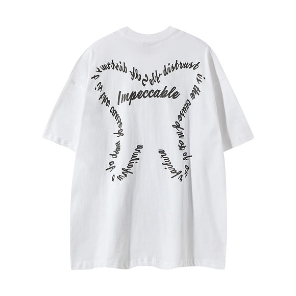 Camiseta Estampada con Flores de Rosa