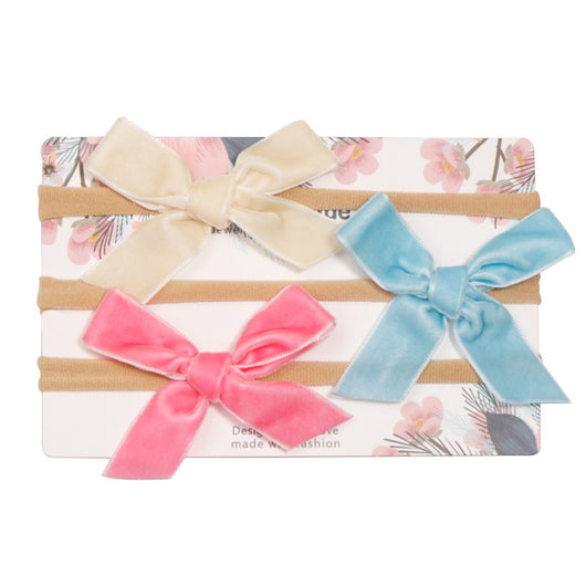Diadema Elástica sin Costuras con Moño Grande para Bebé - Image 10