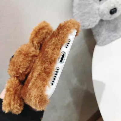 Funda Protectora para Celular con Perrito 3D Suave y Adorable - Image 3