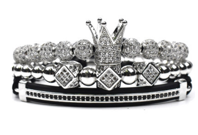 Pulsera Triangular Corona Delicada - Image 15