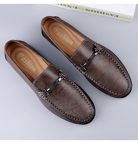 Zapatos de Cuero Genuino Transpirables Talla Grande para Hombre - Image 9