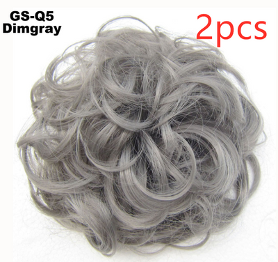 Moño Fluido Rizador con Cordón Ajustable - Extensión de Cabello Sintético - Image 18