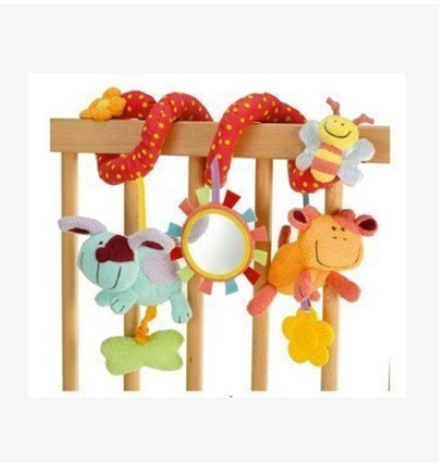 Juguetes Colgantes Suaves para Bebé - Sonajeros de Peluche para Cuna y Carrito - Image 7