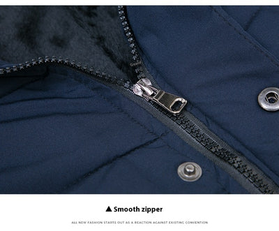 Elegante Abrigo Acolchado de Terciopelo para Invierno - Image 19