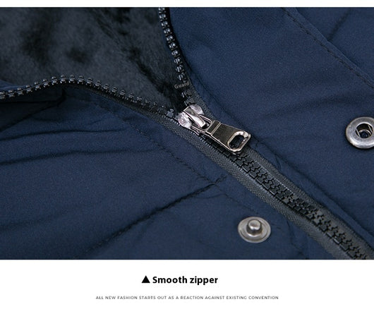 Elegante Abrigo Acolchado de Terciopelo para Invierno - Image 19