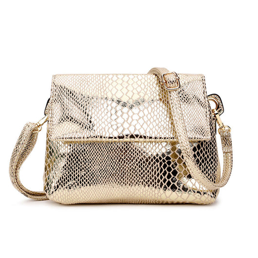 Bolso Cuadrado Pequeño con Patrón Serpiente - Image 8