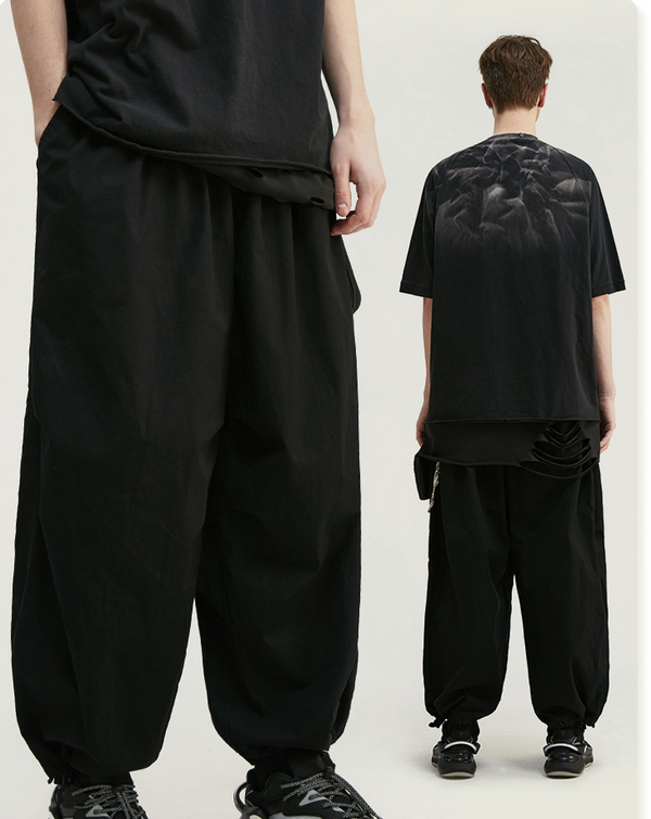 Pantalones Cargo Casual de Color Sólido para Hombre