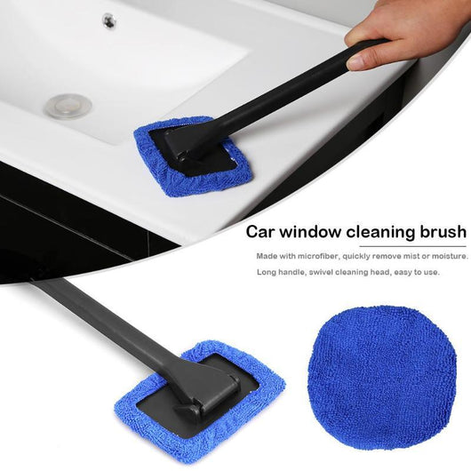 Limpiador de Ventanas Auto Giratorio con Microfibra - Image 3