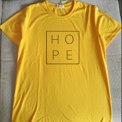 Playera Básica Hope de Algodón - Unisex, Cuello Redondo, Corte Relajado - Image 15