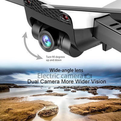 Dron Profesional Dual Cámara 4 Ejes Plegable con Control Remoto - Image 4