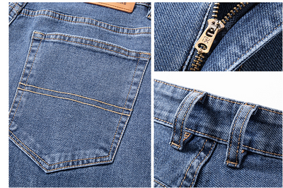 Pantalones Rectos Clásicos para Hombre - Estilo Dad Casual - Image 15