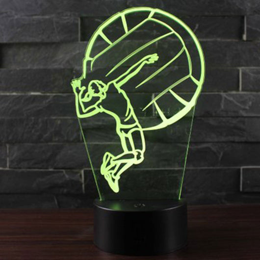 Lámpara LED 3D Nocturna Serie Jugador de Hockey - Image 2