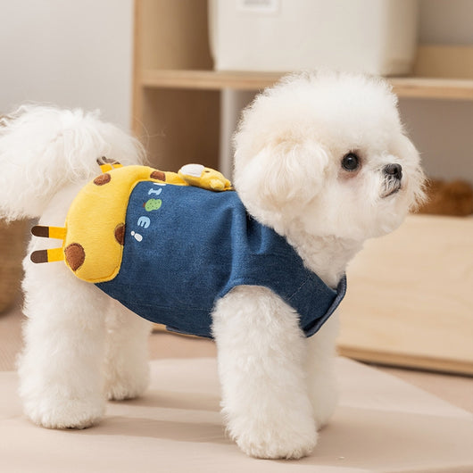Chaleco Denim 3D con Venado y Forro Polar para Perros y Gatos Pequeños - Image 17