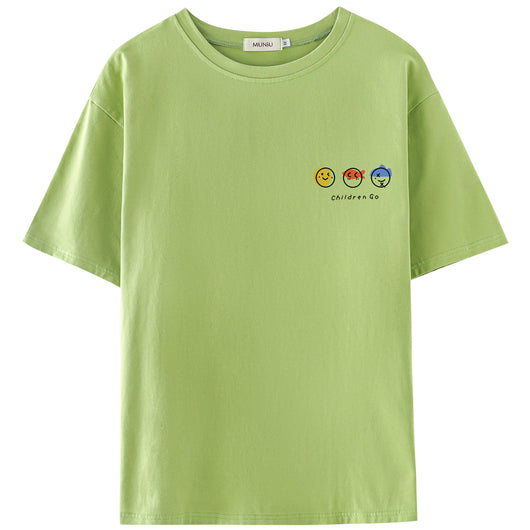 Playera Casual de Algodón con Estampado para Mujer - Verano - Image 33