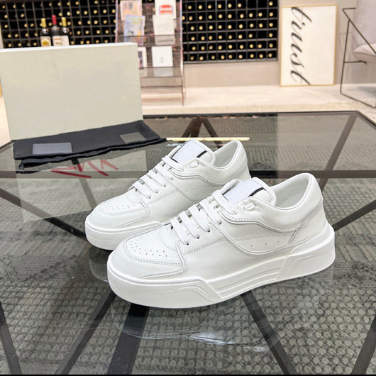 Zapatillas de Cuero Casual para Hombre - Sneakers de Invierno Transpirables con Cordones - Image 5