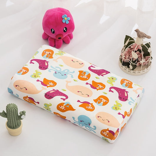 Almohada de Látex Natural para Estudiantes y Niños con Diseño Divertido - Image 8