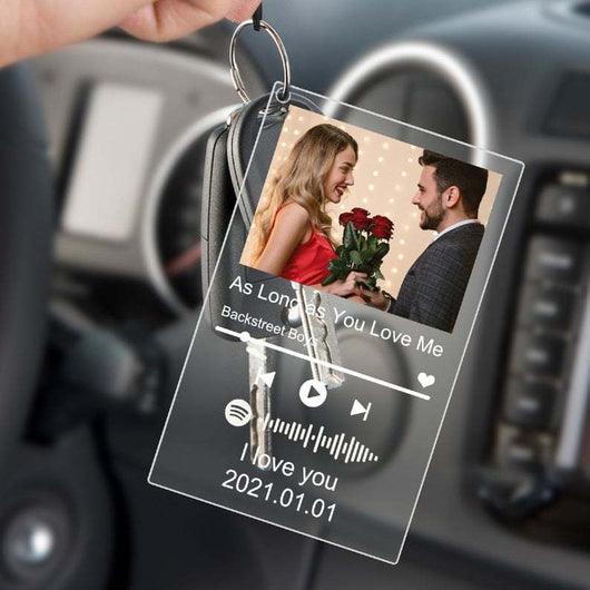 Llavero Personalizado con Foto y Canción Grabada - Image 9