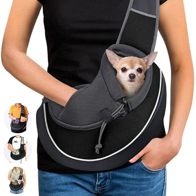 Bolsa Transportadora para Mascotas - Bandolera Portátil para Perros y Gatos
