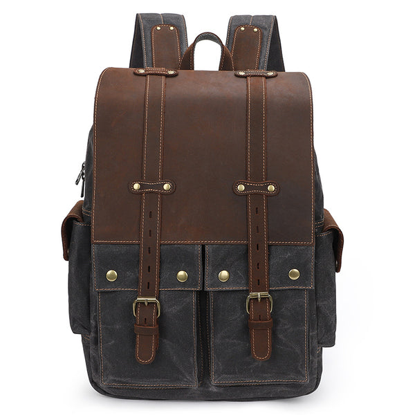 Mochila Retro de Lona para Hombre
