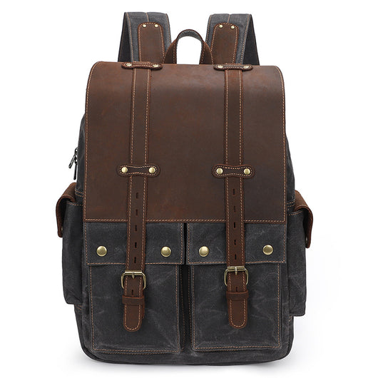 Mochila Retro de Lona para Hombre