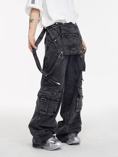Pantalones Vaqueros Estilo Vintage Americano con Costuras de Diseño - Image 18