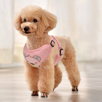 Arnés para Mascotas de Gamuza Talla Mediana-Pequeña
