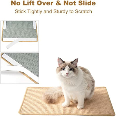 Rascador Adhesivo para Gatos - Protector de Muebles y Paredes