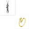 Love Hug Necklace Unisex Men Women Couple Jewelry Simple Temperament Clavicle Chain Valentines Day Lover Gift Negro Set