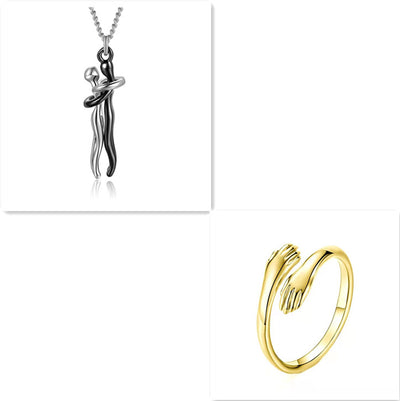 Collar Abrazo de Amor - Joyería Unisex para Parejas - Image 18