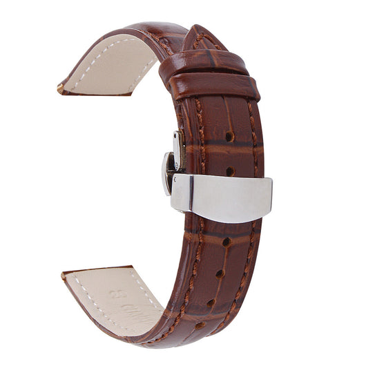 Correa de Reloj de Cuero Vacuno Premium con Cierre Mariposa de Doble Click - Image 17