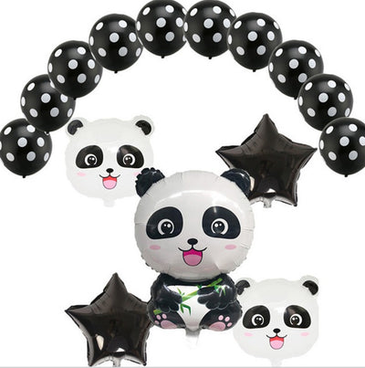 Globos Decorativos de Aluminio Diseño Panda para Fiestas Infantiles - Image 4