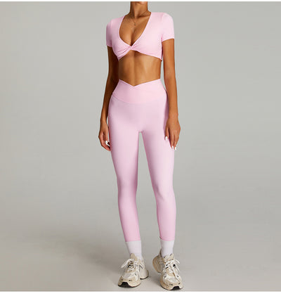 Pantalones Deportivos Cintura Alta Efecto Desnudo Mujer - Secado Rápido y Ajuste Perfecto - Image 15