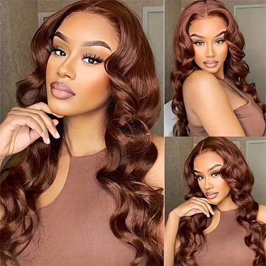 Peluca Frontal de Encaje Ondas Grandes Cabello Largo Voluminoso - Image 24