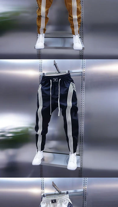 Pantalones Jogger a Rayas para Hombre - Comodidad Casual - Image 12