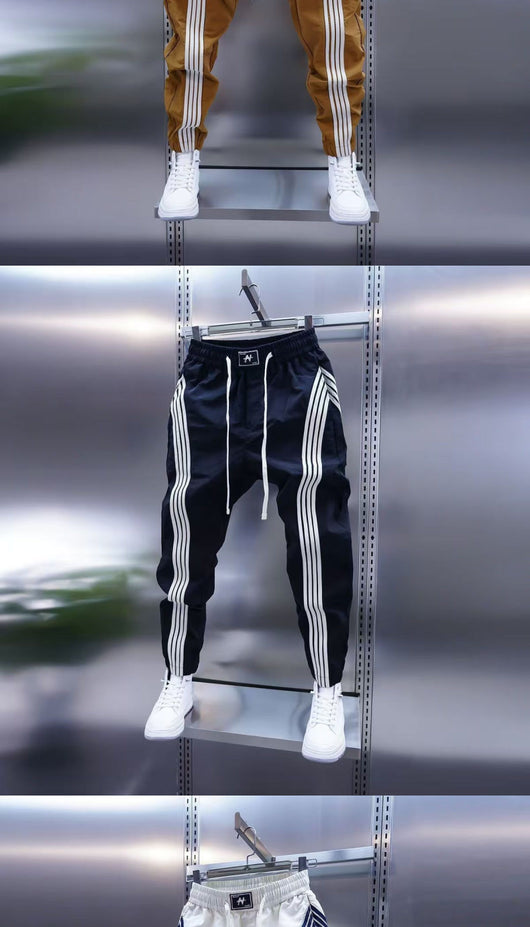 Pantalones Jogger a Rayas para Hombre - Comodidad Casual - Image 12