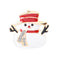 Christmas Stocking Bells Candies Christmas Snowman Corsage G
