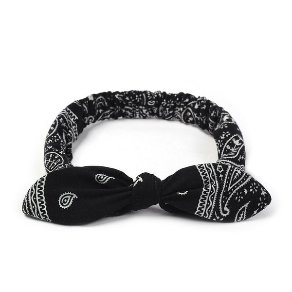 Diadema elástica con moños de conejo - Image 17