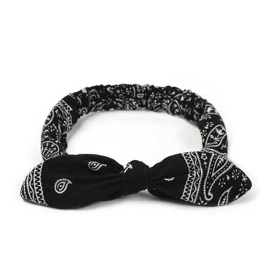 Diadema elástica con moños de conejo - Image 17
