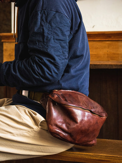 Bolsa de Pecho Retro Estilo Americano para Bicicleta Amikaki - Image 3