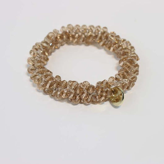 Anillo de Cabello Cristal Perla con Banda Elástica Trenzada - Image 14