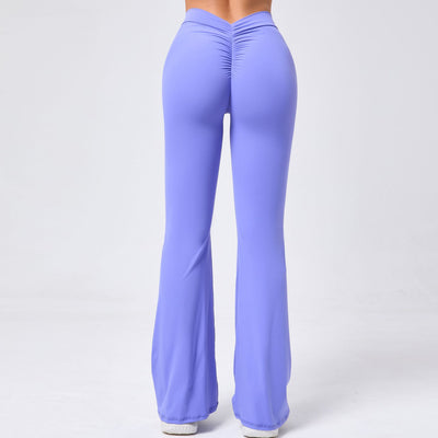 Pantalones Yoga Acampanados Levantacaderas con Cintura en V - Image 13