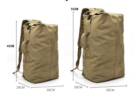 Mochila de Viaje Grande para Hombre - Bolsa de Lona Multifuncional - Image 15