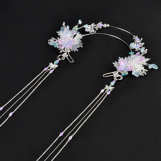 Diadema Hada Antigüa con Borlas Movibles - Image 4