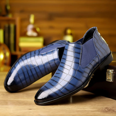 Botas Martin Punta Aguda Estilo Británico Talla Grande para Hombre - Image 15