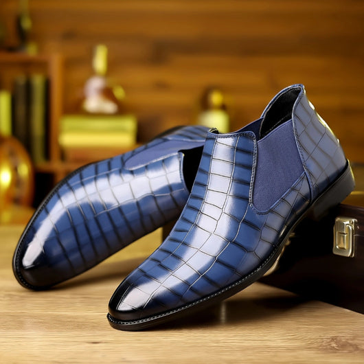 Botas Martin Punta Aguda Estilo Británico Talla Grande para Hombre - Image 15