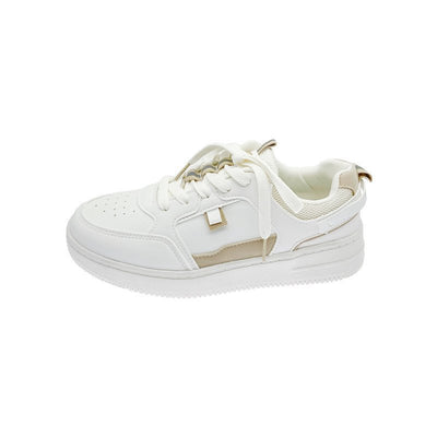 Zapatillas Blancas Casual con Suela Gruesa - Estilo Street Trendy para Mujer - Image 7