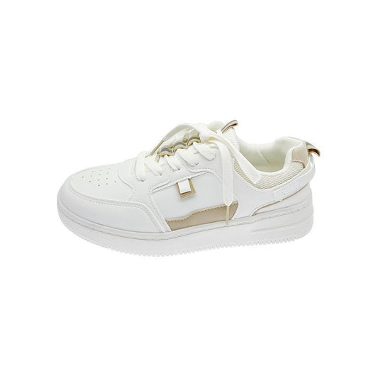 Zapatillas Blancas Casual con Suela Gruesa - Estilo Street Trendy para Mujer - Image 7