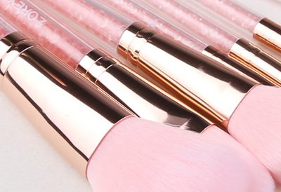 Brocha de Maquillaje Efecto Arenas Movedizas Rosa - Image 8