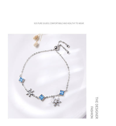 Pulsera Copo de Nieve Mujer Plata 925 con Diamantes - Image 12